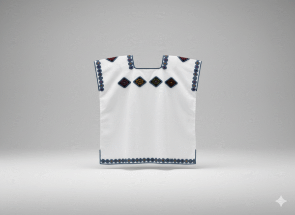 Blusa con detalles bordados